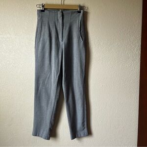 ZARA Grey Ankle Dress Pants